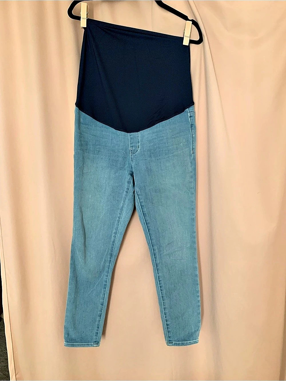 Madewell Light wash Maternity Skinny Jeans in Blue Size Small